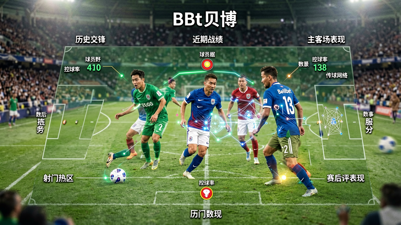 BBt贝博足球数据面板展示历史交锋、球员数据和射门热区